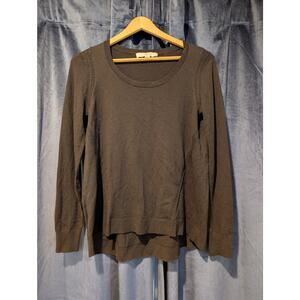 LOFT Chocolate Brown Sophisticated Lightweight Knit Sweater – Women’s Size Small